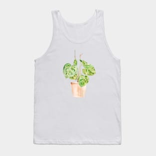 green indoor plant watercolor 1 Tank Top